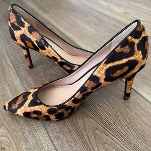Karl Lagerfeld Leopard Print Heels 3 inch - Size 7